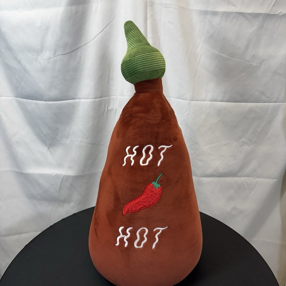 Hot Hit Plushie Teen home Weighted‎ Plush Hot Sauce. NWOT